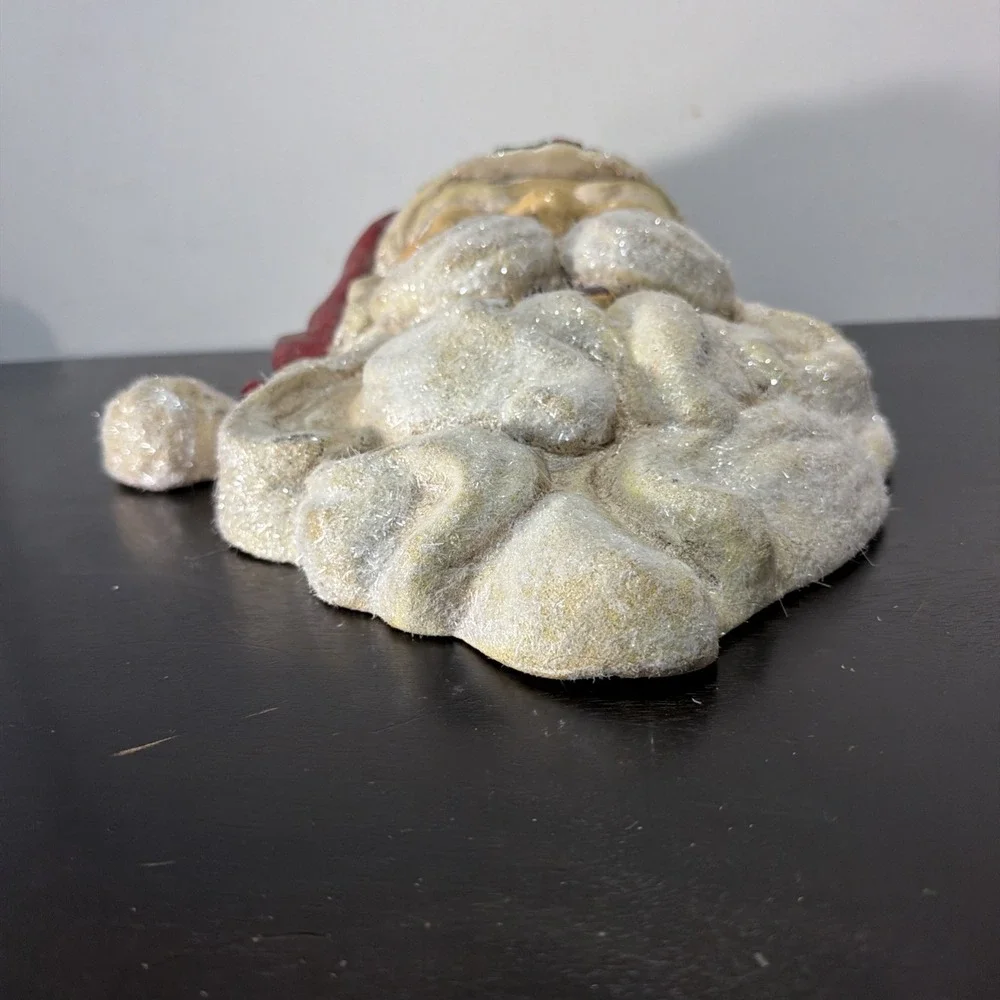 Vintage Large Paper Mache Santa Face 16